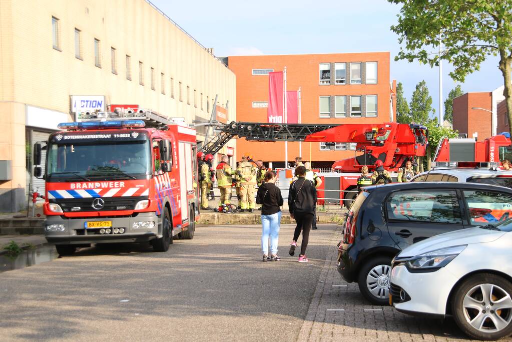 Lekkage in koelinstallatie van supermarkt