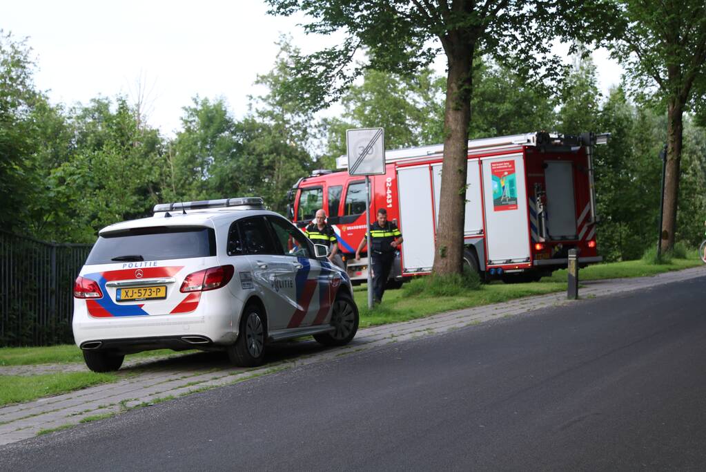 Brand in afvalbakken snel geblust