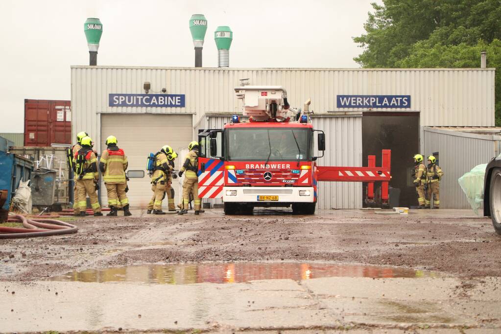 Brand bij schadehersteller Total Truck Care