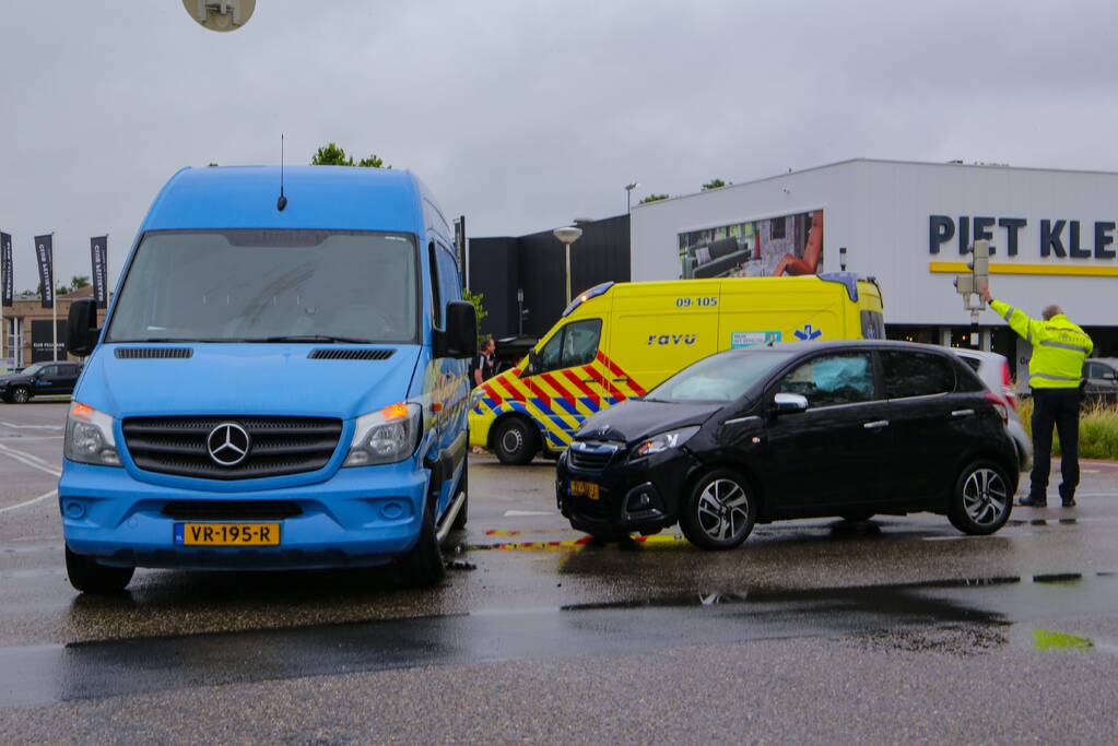 Schade bij aanrijding bij stoplicht