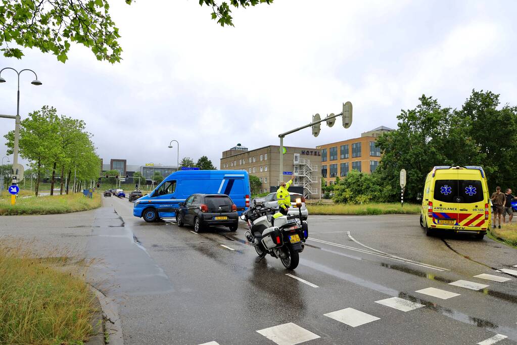 Schade bij aanrijding bij stoplicht