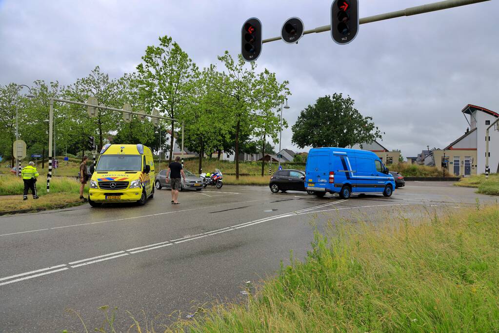 Schade bij aanrijding bij stoplicht