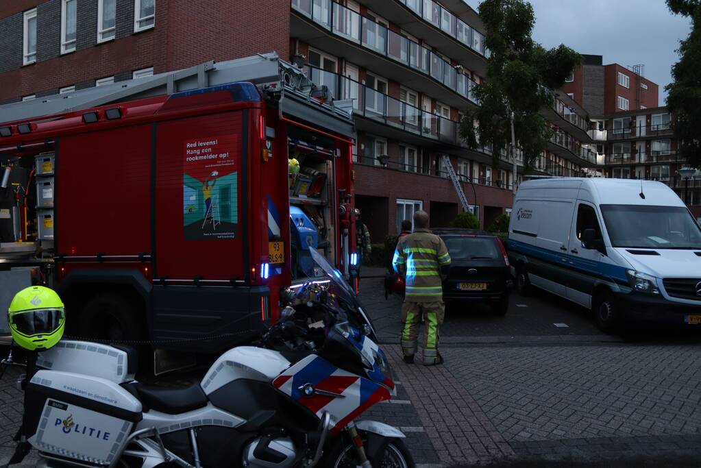 Grote brand in appartementencomplex