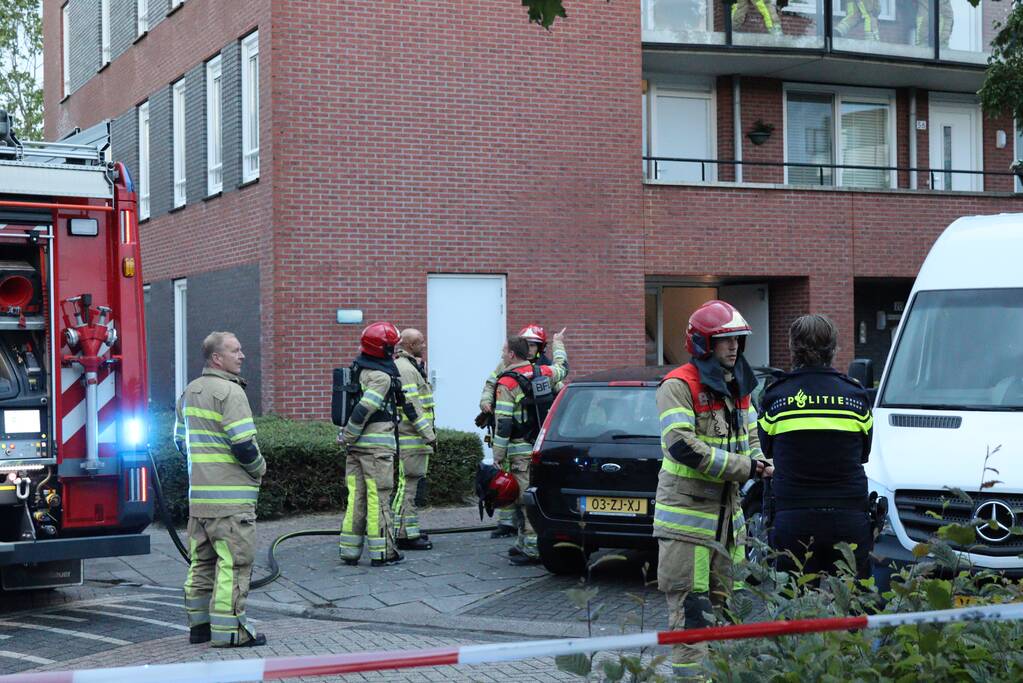Grote brand in appartementencomplex