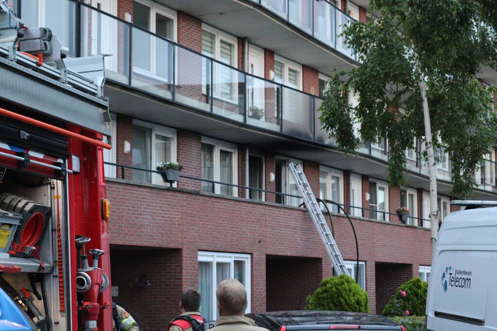 Grote brand in appartementencomplex