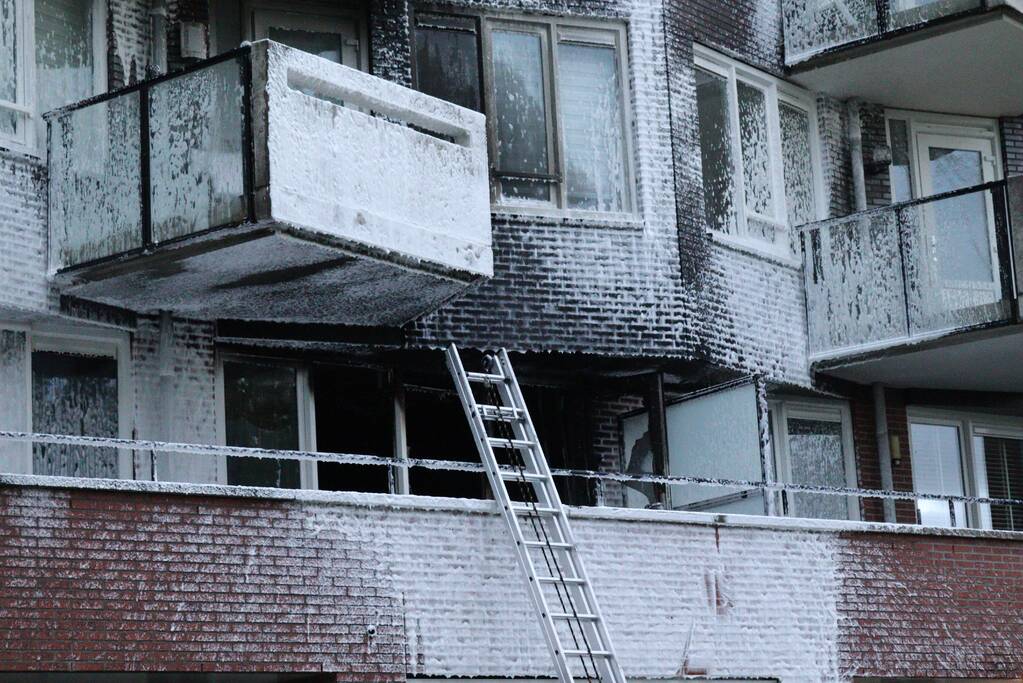 Grote brand in appartementencomplex