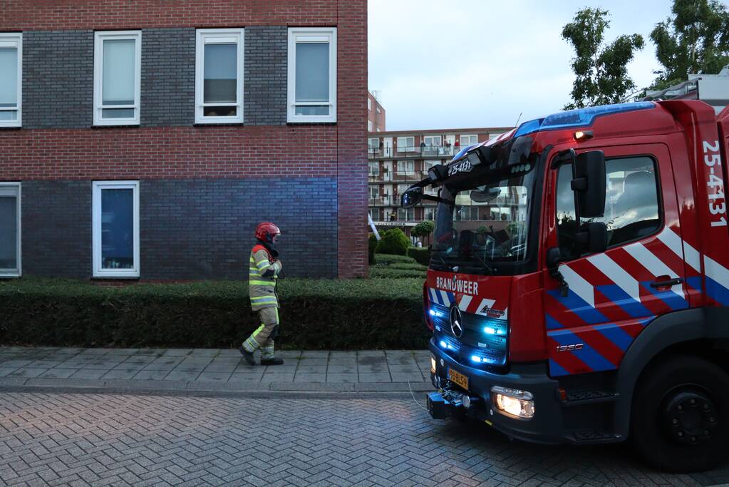 Grote brand in appartementencomplex