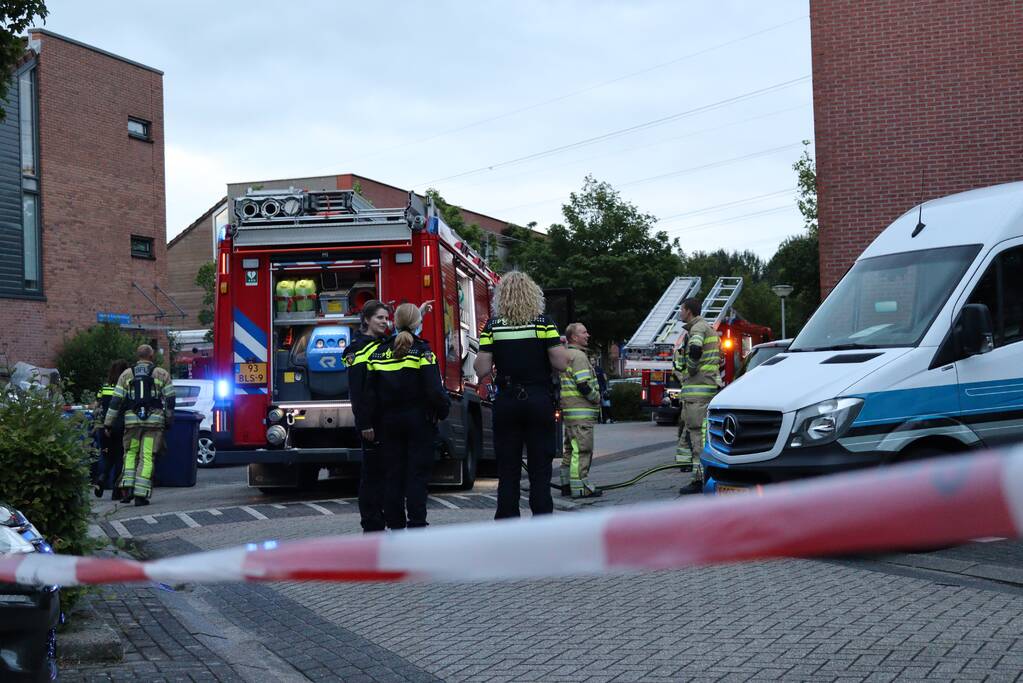 Grote brand in appartementencomplex