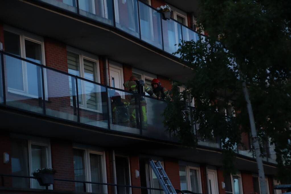 Grote brand in appartementencomplex