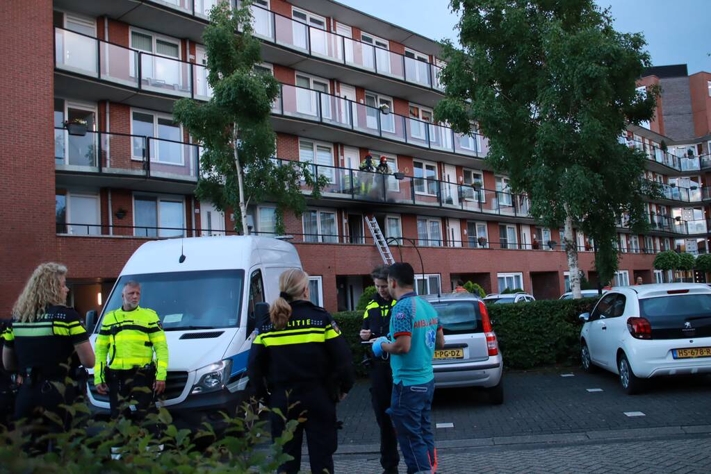 Grote brand in appartementencomplex