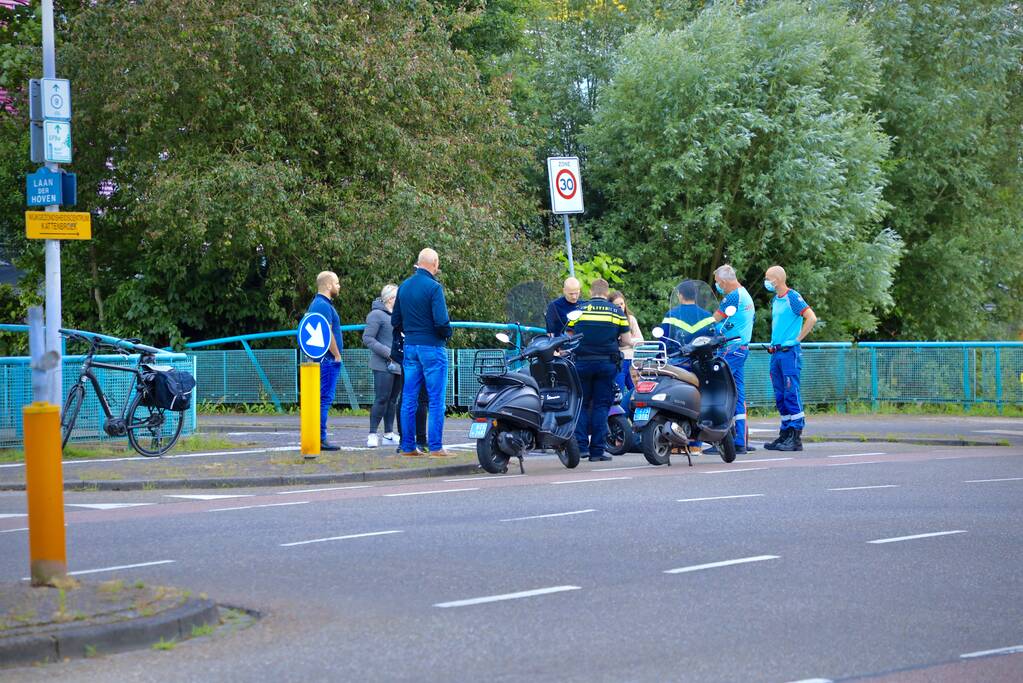 Brommerrijder gewond bij eenzijdig ongeval