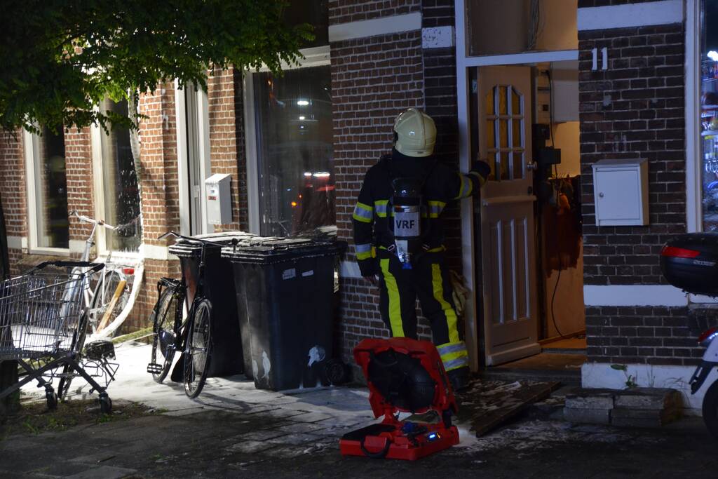 Uitslaande brand in woning