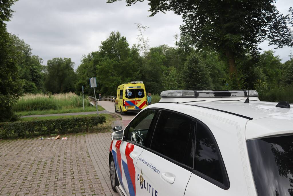 Fietser gewond na val op fietspad