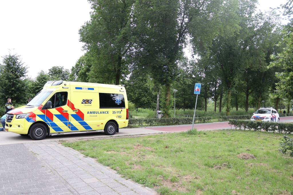Fietser gewond na val op fietspad