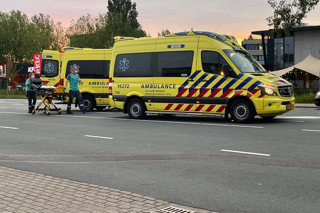 Persoon gewond bij aanrijding