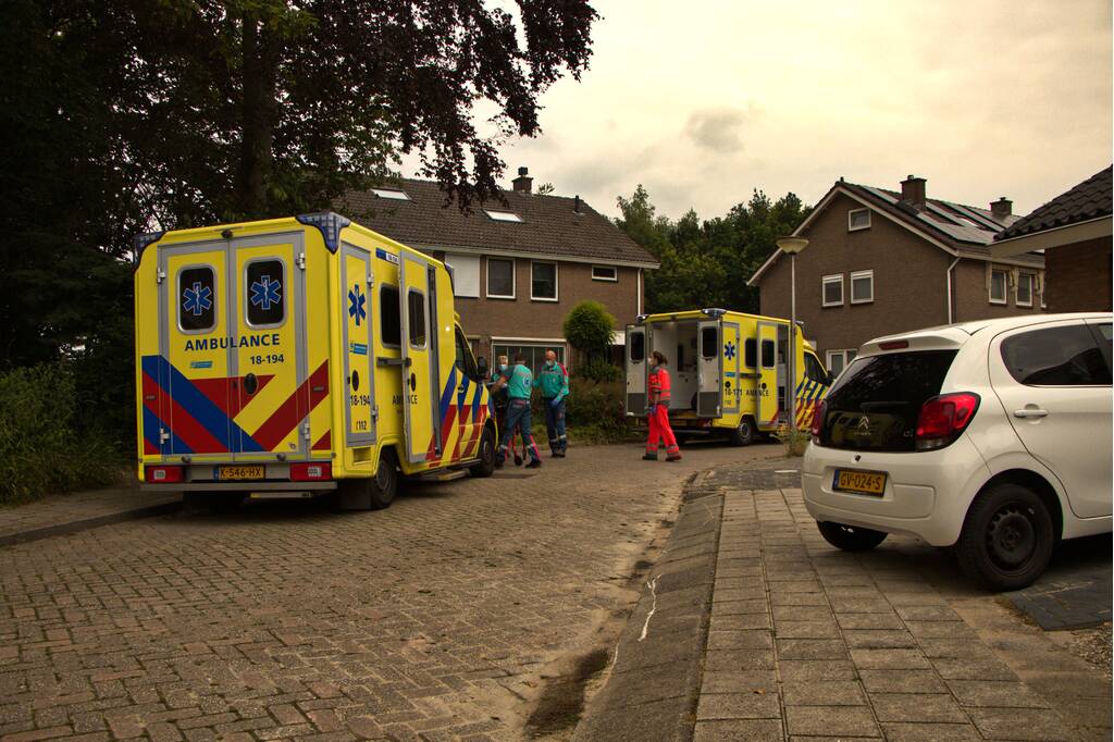 Traumahelikopter landt voor incident met baby