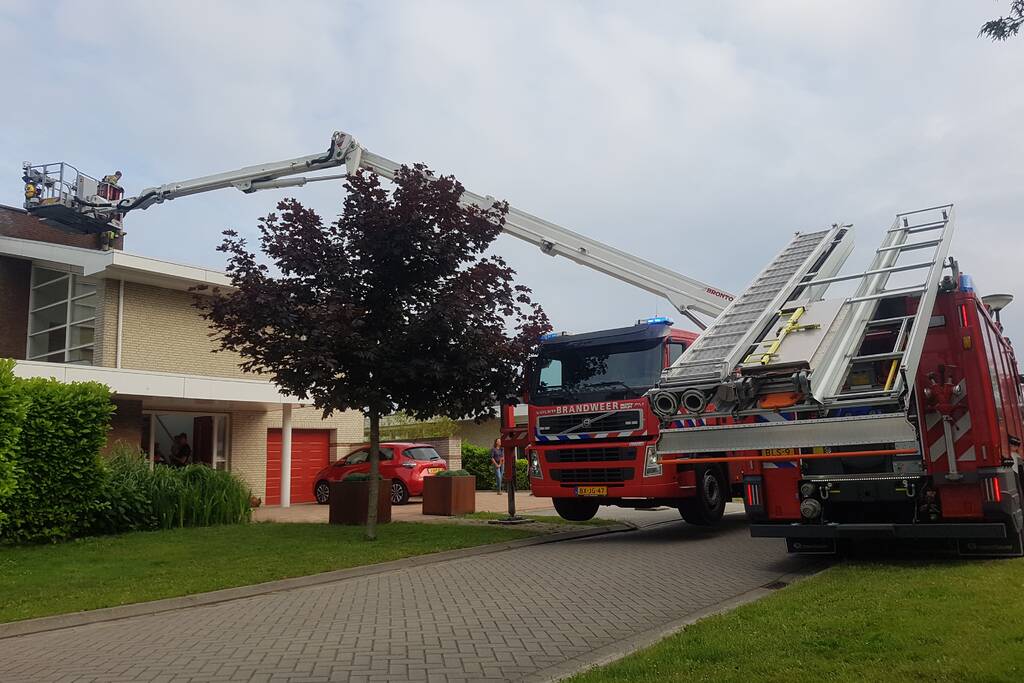 Brand in schakelkast voor zonnepanelen