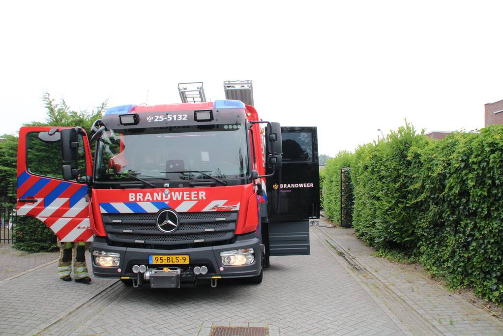 Gasbrander veroorzaakt schade aan schuur
