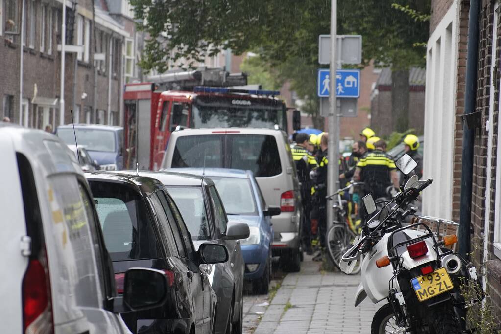 Verward persoon aangehouden door arrestatieteam