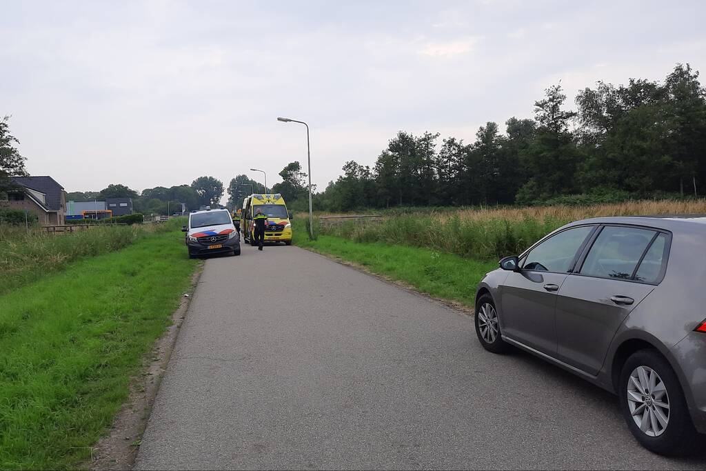 Fietser gewond na val