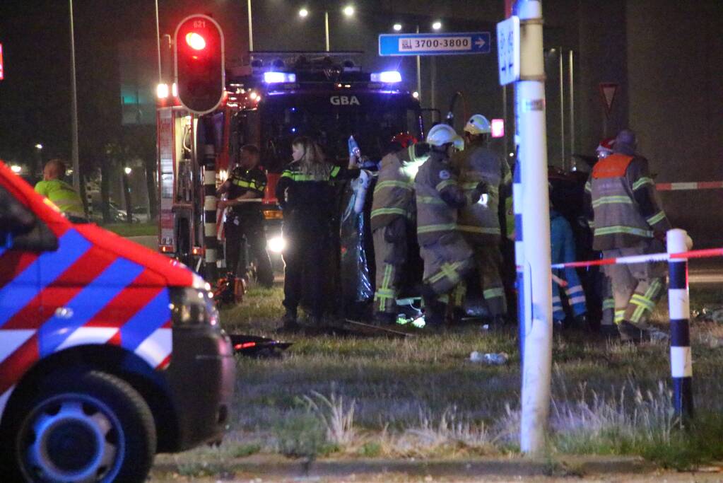 Persoon zwaargewond door ernstig ongeval