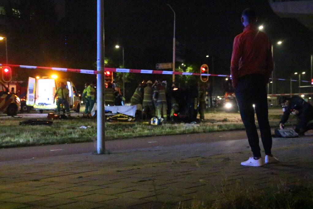 Persoon zwaargewond door ernstig ongeval