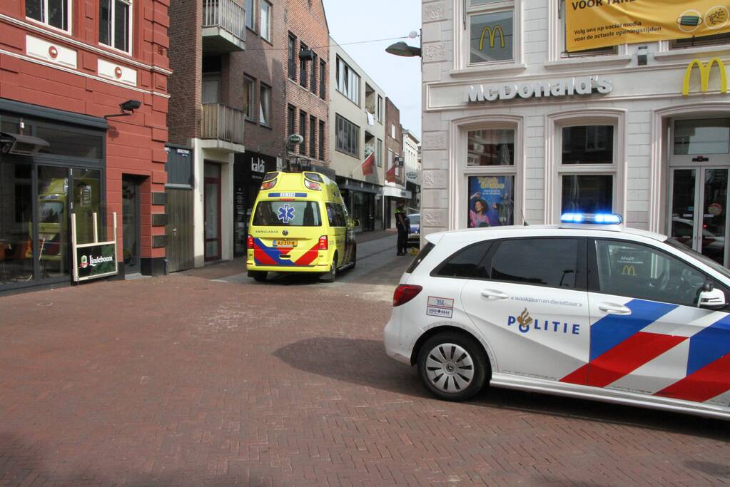 Beschonken man gewond na val