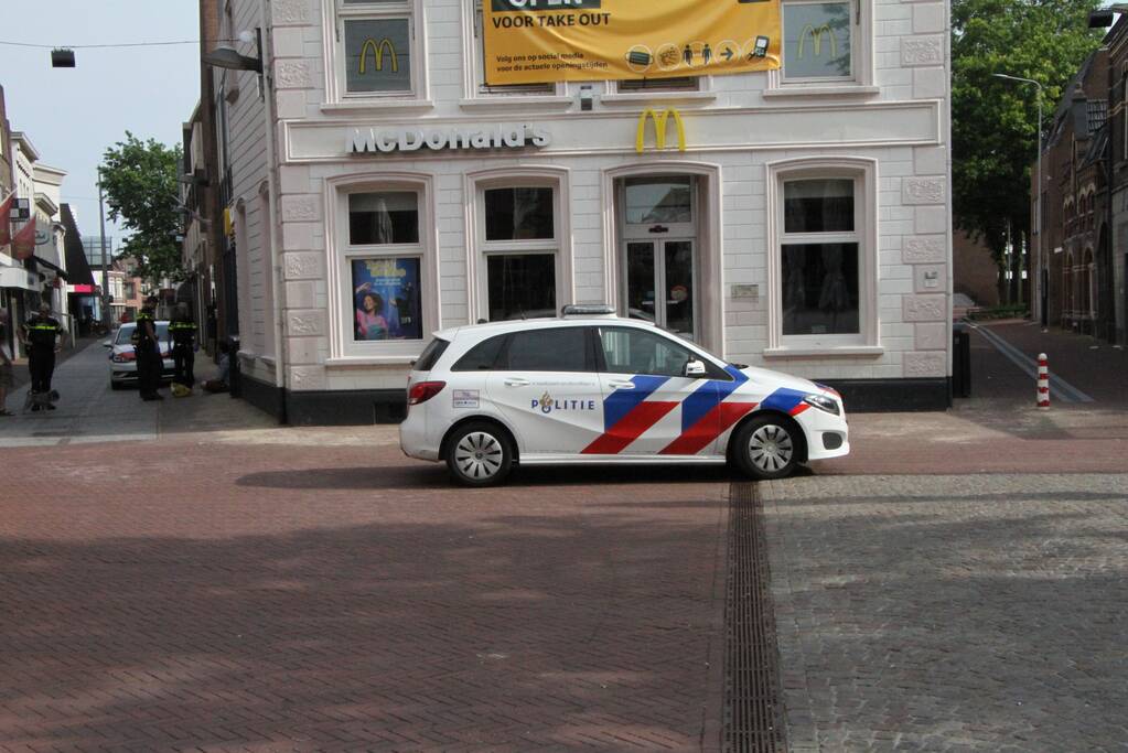 Beschonken man gewond na val