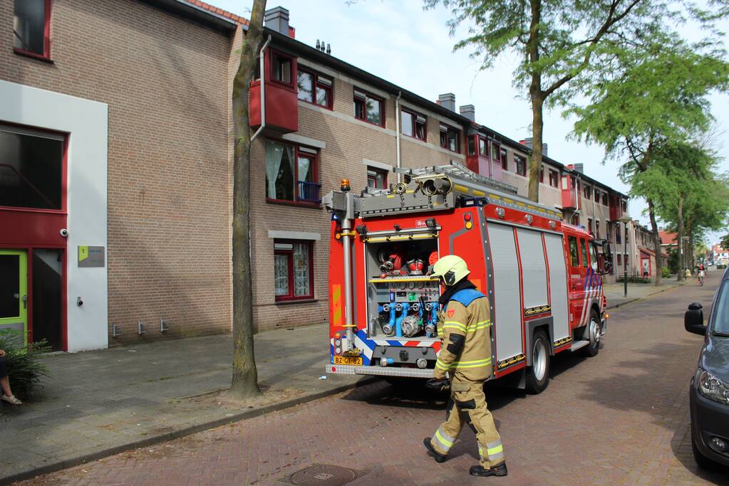 Bewoner vergeet broodjes in oven