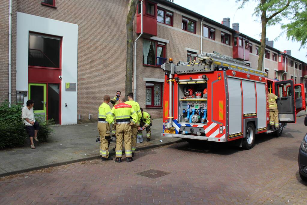 Bewoner vergeet broodjes in oven