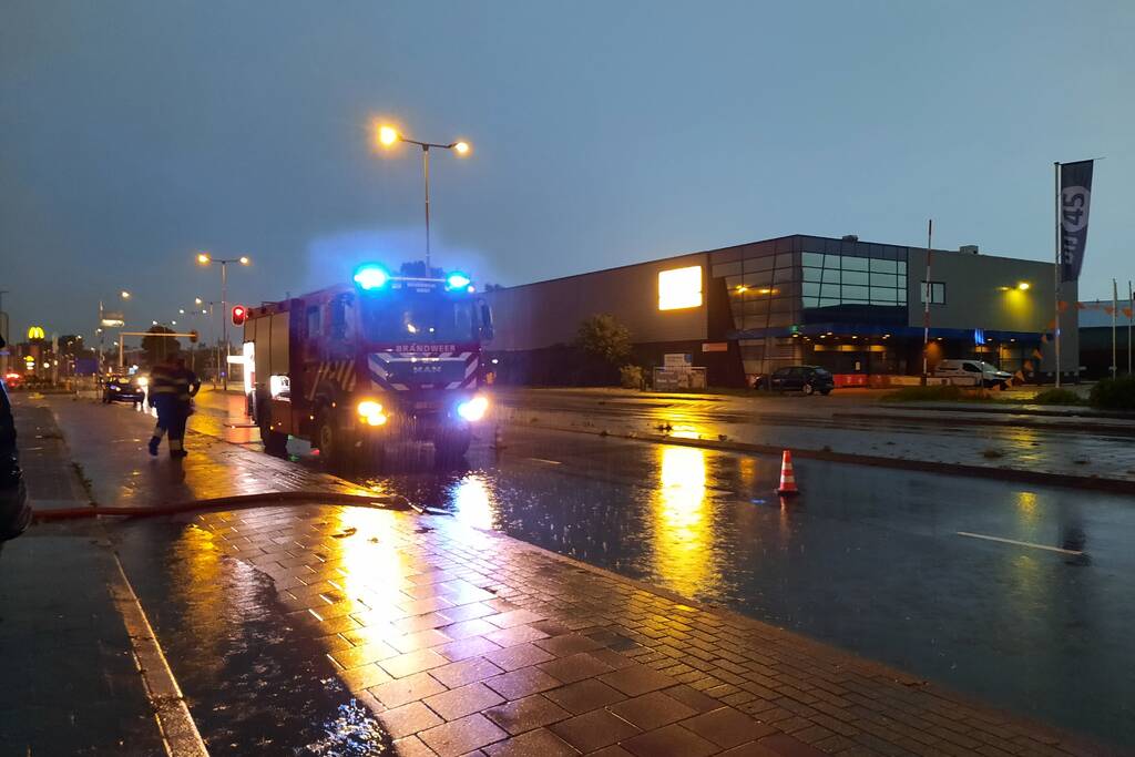 Wateroverlast na harde regenval