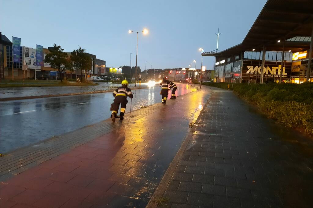 Wateroverlast na harde regenval