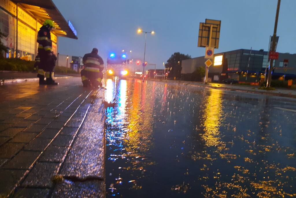 Wateroverlast na harde regenval