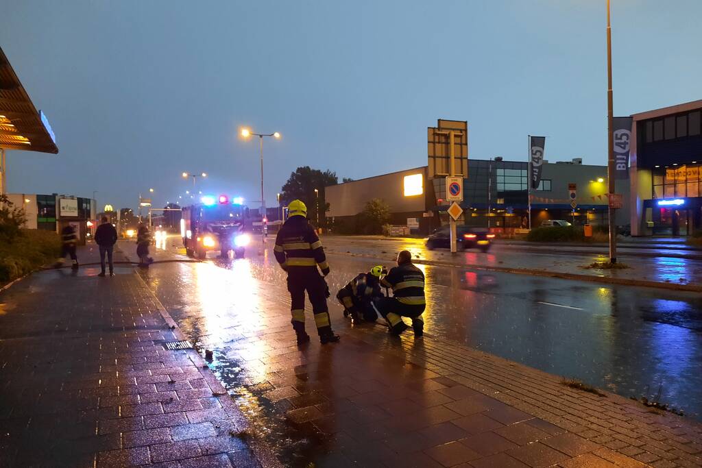 Wateroverlast na harde regenval