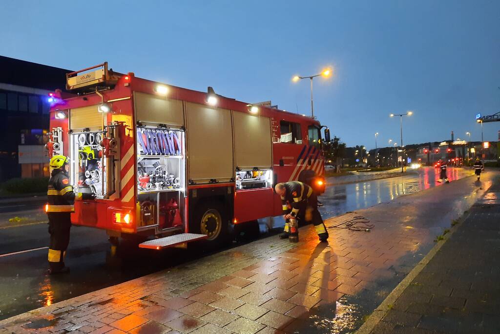 Wateroverlast na harde regenval