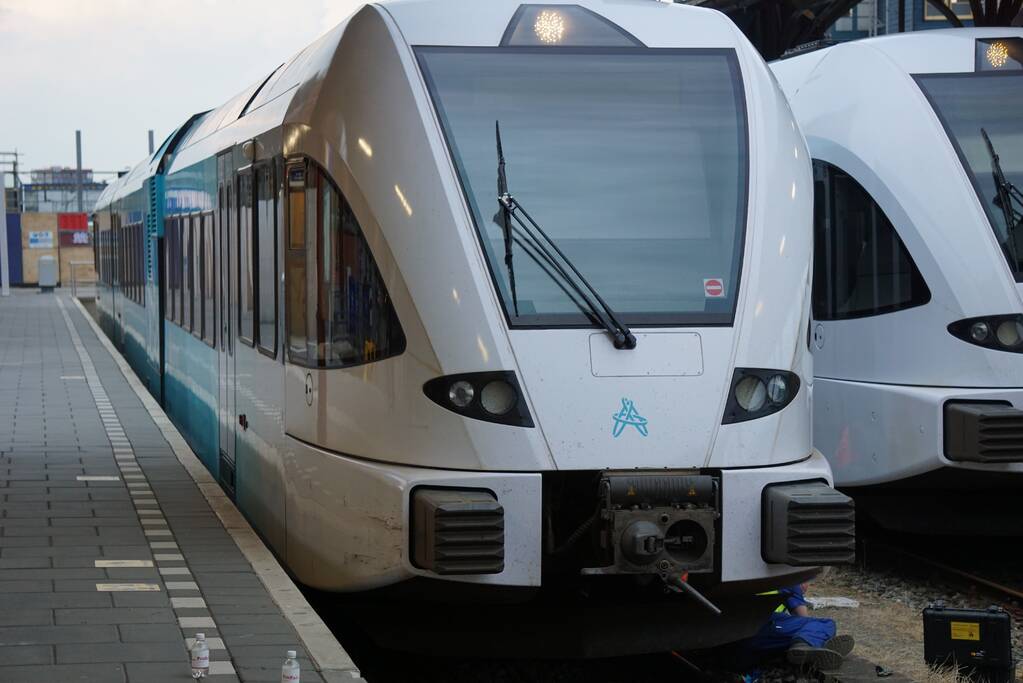 Trein ontspoort na vertrek
