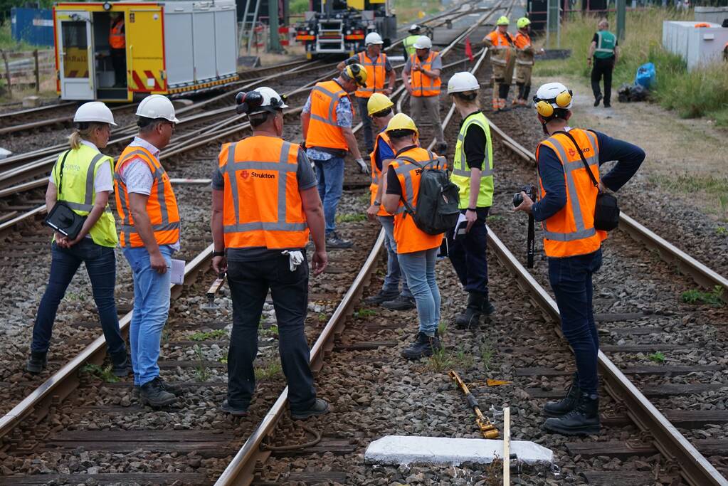 Trein ontspoort na vertrek