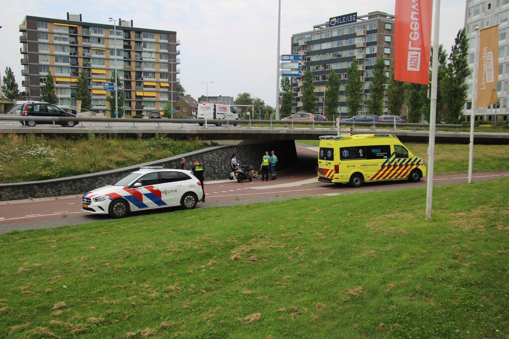 Fietser gewond bij botsing in fietstunnel