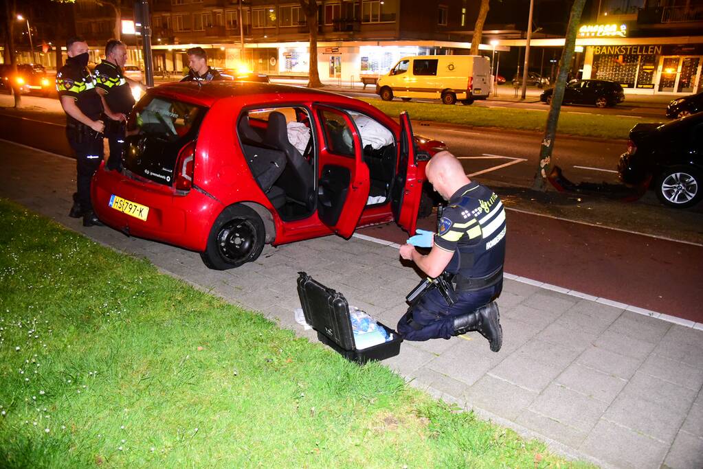 Eenzijdig ongeluk leidt tot vondst vuurwapen