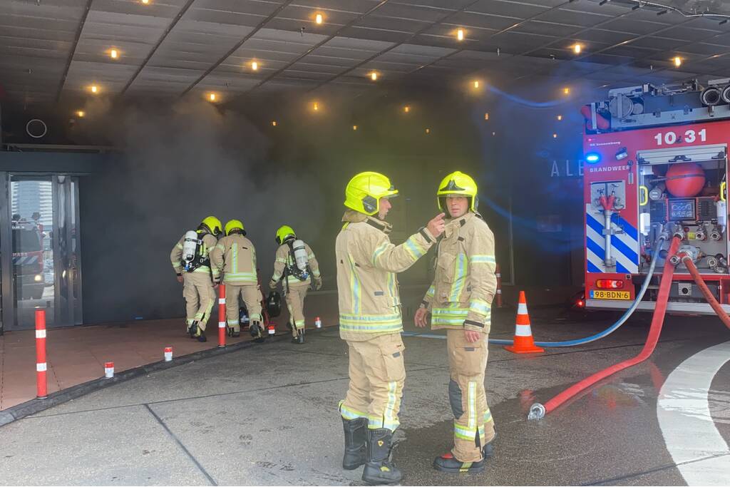 Veel rook bij brand in woonmall Alexandrium