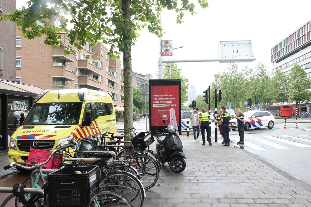 Fietsster gewond bij aanrijding
