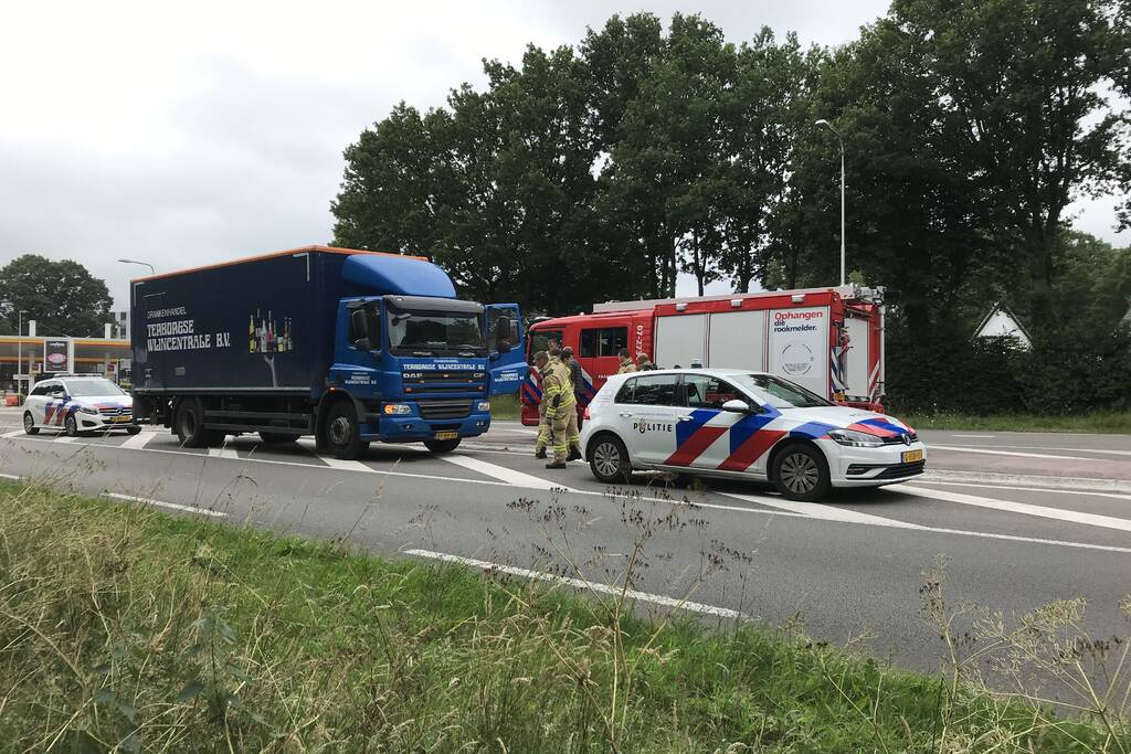 Hond overleden na aanrijding met vrachtwagen