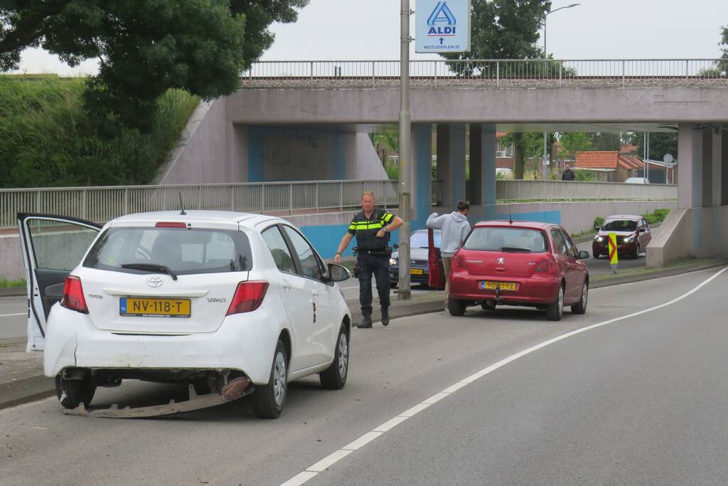 Drie voertuigen betrokken bij ongeval