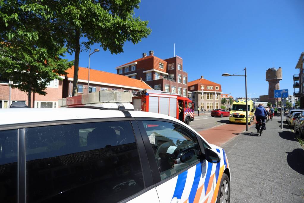 Voorgevel woning deels ingestort bij werkzaamheden