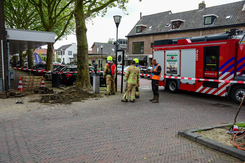 Stratenmakers veroorzaken gaslekkage