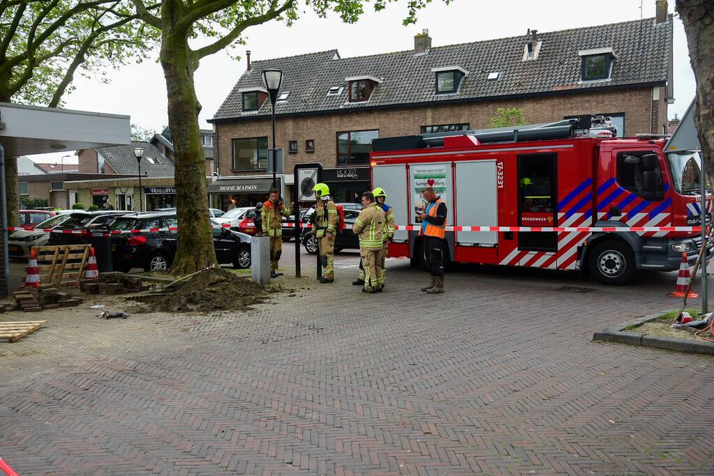 Stratenmakers veroorzaken gaslekkage