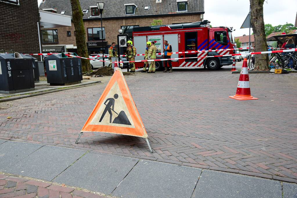 Stratenmakers veroorzaken gaslekkage