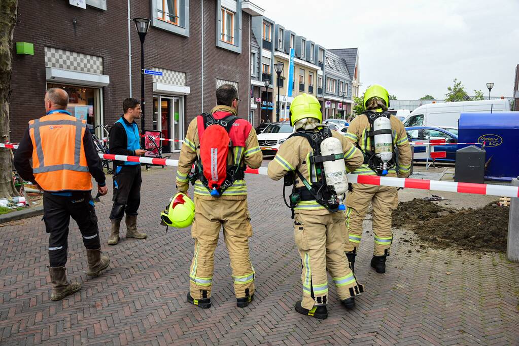 Stratenmakers veroorzaken gaslekkage