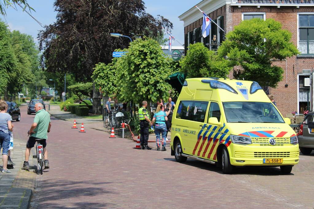 Brand in keuken van eetcafé