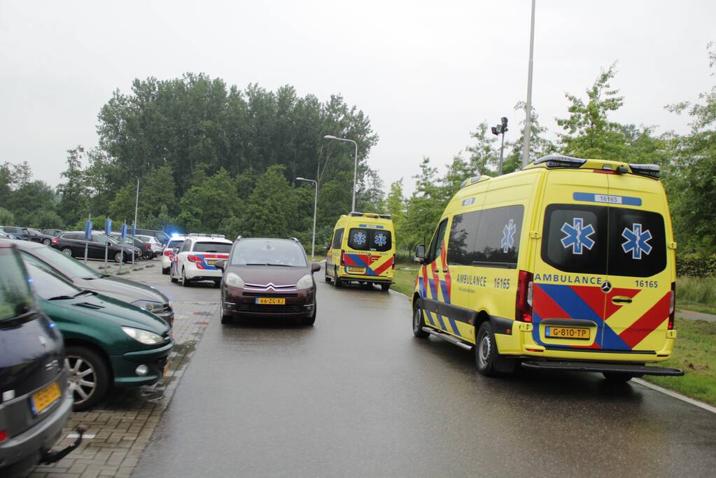 Traumahelikopter voor incident in restaurant